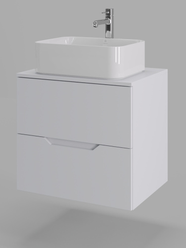 Тумба с раковиной Orange Line Li-60TuwMDF+B02-460W 60,5х46х70 - фото 2