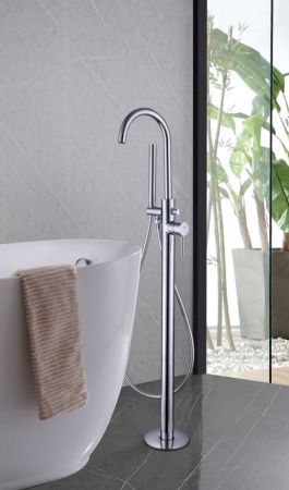 Смеситель Abber Wasser Kreis AF8115N напольный хром