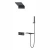 Душевая система Vincea VSFW-2F11TMB встраиваемая в стену цвет черный с термостатом