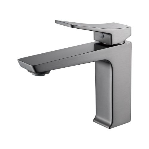 Смеситель Shevanik S4401T на раковину оружейная сталь - фото 2