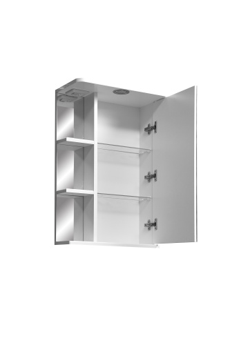 Зеркало-шкаф Stella Polar Концепт SP-00000043 55х24х70 подвесной цвет белый - фото 4