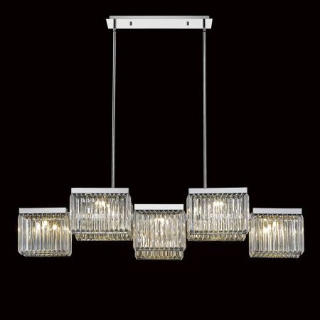 Люстра на штанге Delight Collection Broadway (Броадваы) EP68031L-10 chrome