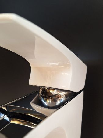 Смеситель AltroBagno Cascata AltroBagnoCascata0111BiCr на раковину белый/хром