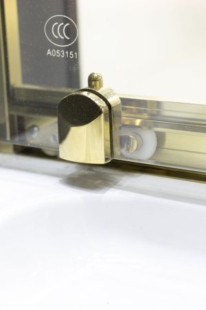 Душевая дверь Niagara Nova NG-42-9AG 90х195 стекло прозрачное профиль золото