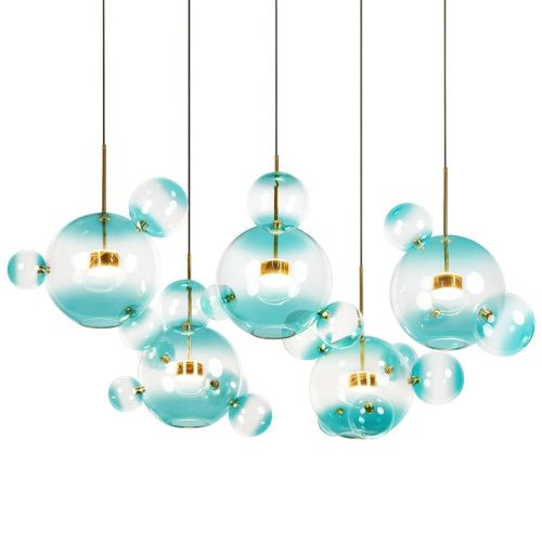 Светильник подвесной Loft It Bolle 2027-S5 Blue - фото 5