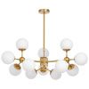 Люстра на штанге Lumina Deco Zodiak (Зодиак) LDP 160-12 MD+WT