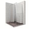 Душевой уголок Ambassador Diamond 12011104L 120х80 стекло прозрачное профиль хром без поддона