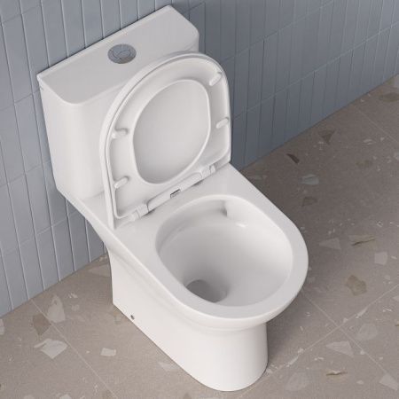 Унитаз-компакт напольный с бачком IDDIS Zodiac ZODRDSEi24 белый с сиденьем микролифт безободковый смыв торнадо