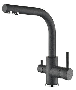 Смеситель для кухни Paulmark ESSEN Es213011-DG на раковину графит