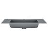 Раковина из искусственного камня Vincea VCB-13800G 80х50 встраиваемая цвет серый 1 отверстие под смеситель