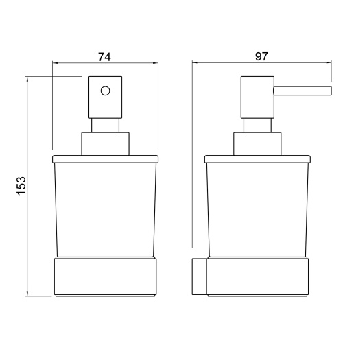 Дозатор Timo Selene 14039/03 - фото 2 Дозатор Timo Selene 14039/03 - фото 2