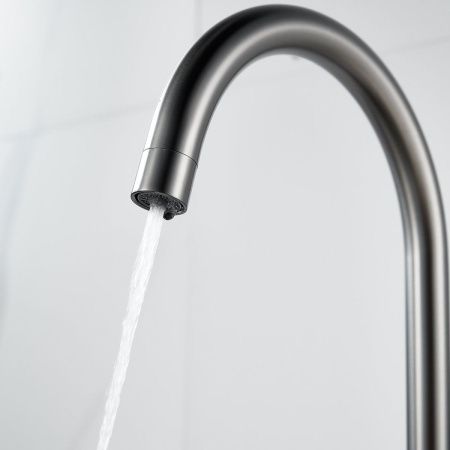 Смеситель для кухни Raffine F108T на мойку оружейная сталь