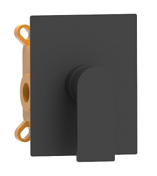 Смеситель для душа AQG Alpha 01ALP350NG встраиваемый в стену черный матовый