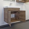 Тумба с раковиной Comforty Осло 00-00011149CF 60х40 подвесная цвет коричневый