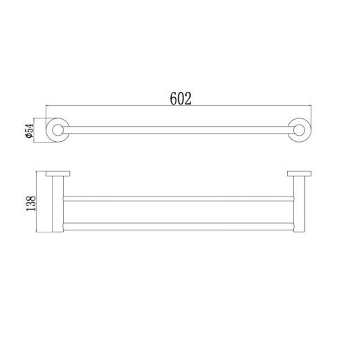 Полотенцедержатель Savol S-005648C - фото 3