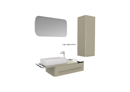Тумба с раковиной Creavit Angel AL0120.01.PZK+UL060 120x50x38,5