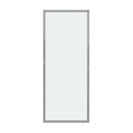 Боковая стенка Grossman Style 200.K33.05.100.10.00 100x195 стекло прозрачное профиль хром