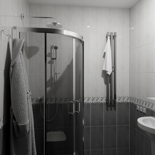 Полотенцесушитель Маргроид Inaro3v профильный Inaro3v-12012-1081-7024 15х120 электрический графитовый серый - фото 3