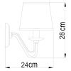 Бра Arte Lamp Furore (Фуроре) A1150AP-1CC