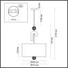 Светильник подвесной Odeon Light Bagel (Багел) 5410/3