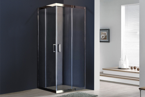 Душевой уголок Royal Bath HPD RB8090HPD-T-CH 90х80 стекло прозрачное профиль хром глянцевый