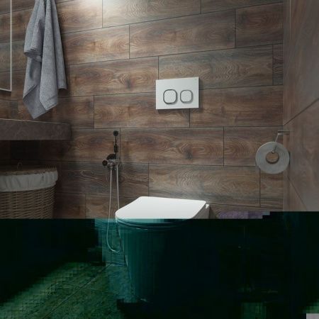 Клавиша смыва механическая Iddis Uniglass UNG01WCi77 цвет белый