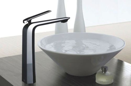 Смеситель Rose R1311H на раковину черный - фото 4