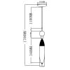 Светильник подвесной Moderli Candle (Цандле) V10916-PL
