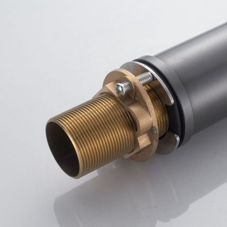 Смеситель для кухни Shevanik S123T-3 на мойку оружейная сталь