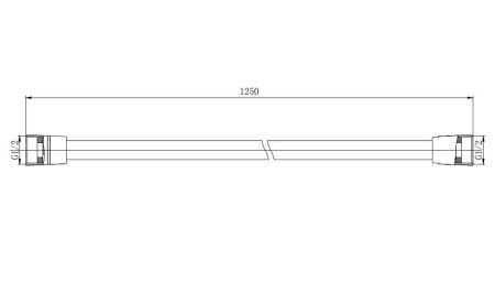 Душевой шланг Aquatek AQ2110CR хром