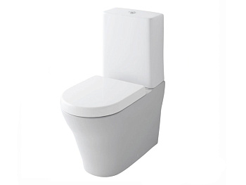 Чаша унитаза напольная Toto CW161Y#XW цвет белый без сиденья безободковая смыв торнадо