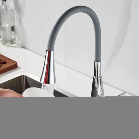 Смеситель для кухни Raffine F313-9 на мойку хром