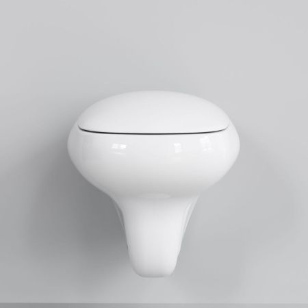 Чаша унитаза подвесная Ambassador Diamond 123T20001R цвет белый без сиденья каскадный смыв