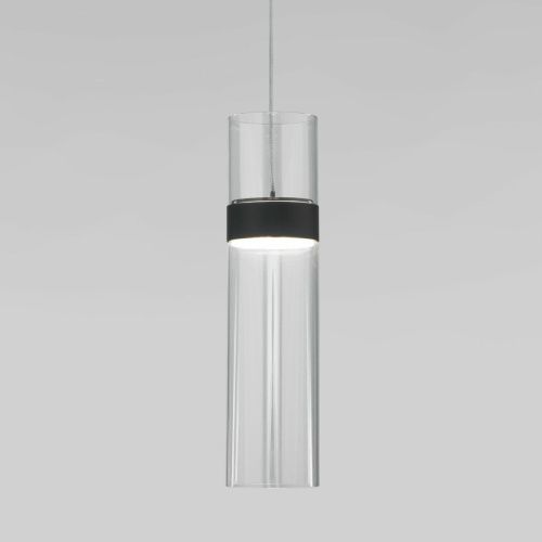 Светильник подвесной Eurosvet Lumen (Лумен) 50244/1 LED черный/прозрачный - фото 2