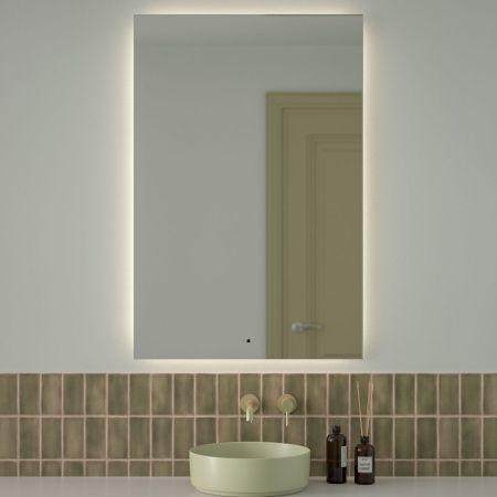 Зеркало с подсветкой Defesto GLOW DF 2510R 80х120 подвесное