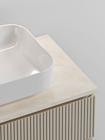 Тумба под раковину Sancos SNOB T SNT80CE 80х40 подвесная цвет бежевый