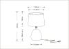 Настольная лампа Arte Lamp Wurren (Вуррен) A5016LT-1WH