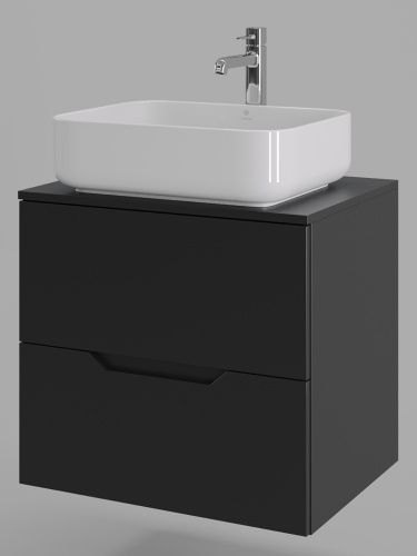 Тумба с раковиной Orange Line Li-60TubMDF+B05-500W 60,5x46x69,5 - фото 2