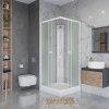 Душевая кабина Niagara Promo P90/13Q/MT/BK 90х90 квадратная без крыши ориентация универсальная