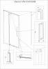 Душевой уголок Veconi Rovigo RV034-12080-01-C7 120х80 стекло прозрачное профиль хром глянцевый без поддона