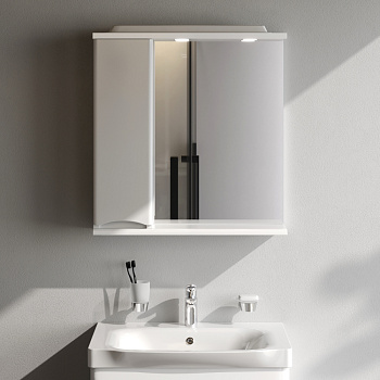 Зеркало-шкаф Am.Pm Like M80MPL0651WG 65х15х78 подвесной цвет белый Зеркало-шкаф Am.Pm Like M80MPL0651WG 65х15х78 подвесной цвет белый