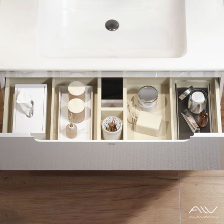 Тумба с раковиной Alavann Berta ALV0968000 110х50 подвесная цвет белый