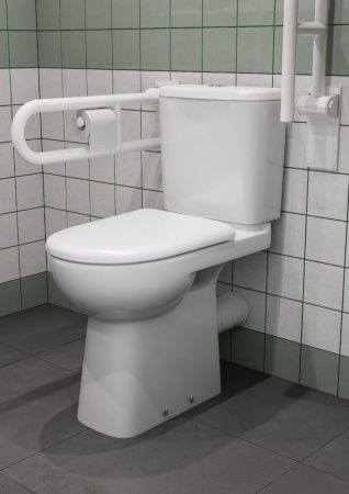 Чаша унитаза напольная Roca Access ZRU9307684 цвет белый без бачка без сиденья каскадный смыв