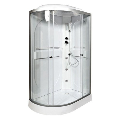 Душевая кабина AvaCan L602RGM+EL 120х80 асимметричная с крышей - фото 2