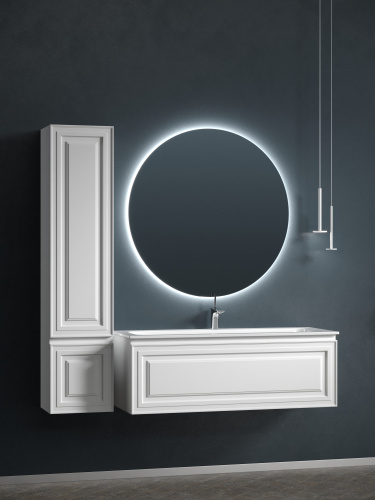 Тумба под раковину Sancos Very VR120W 120х45х41 подвесная цвет белый - фото 5