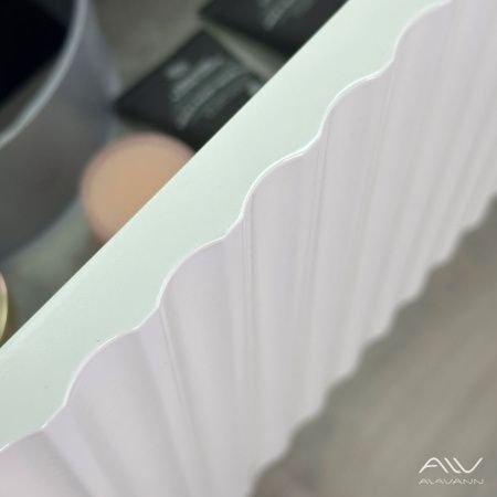Тумба с раковиной Alavann Wave ALV1110000 60х50 подвесная цвет белый