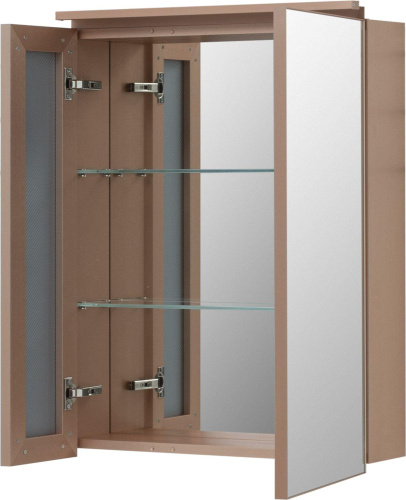 Зеркало-шкаф De Aqua Алюминиум 00261764 60х14х77 подвесной - фото 2 Зеркало-шкаф De Aqua Алюминиум 00261764 60х14х77 подвесной - фото 2