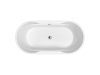 Ванна акриловая BelBagno BB28 180х85 отдельностоящая овальная с ножками
