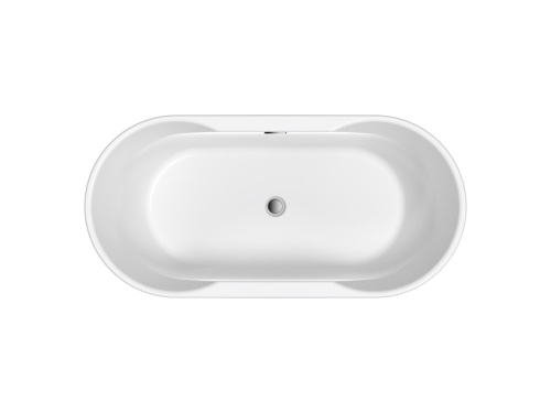 Ванна акриловая BelBagno BB28 179,5х85,5 отдельностоящая овальная - фото 3