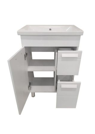 Тумба под раковину Corozo Денвер SD-00000530 60х40 напольная цвет белый